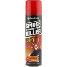 Pest Shield Spider Killer Spray 200ml Aerosol Kills Ants Woodlice Silverfish