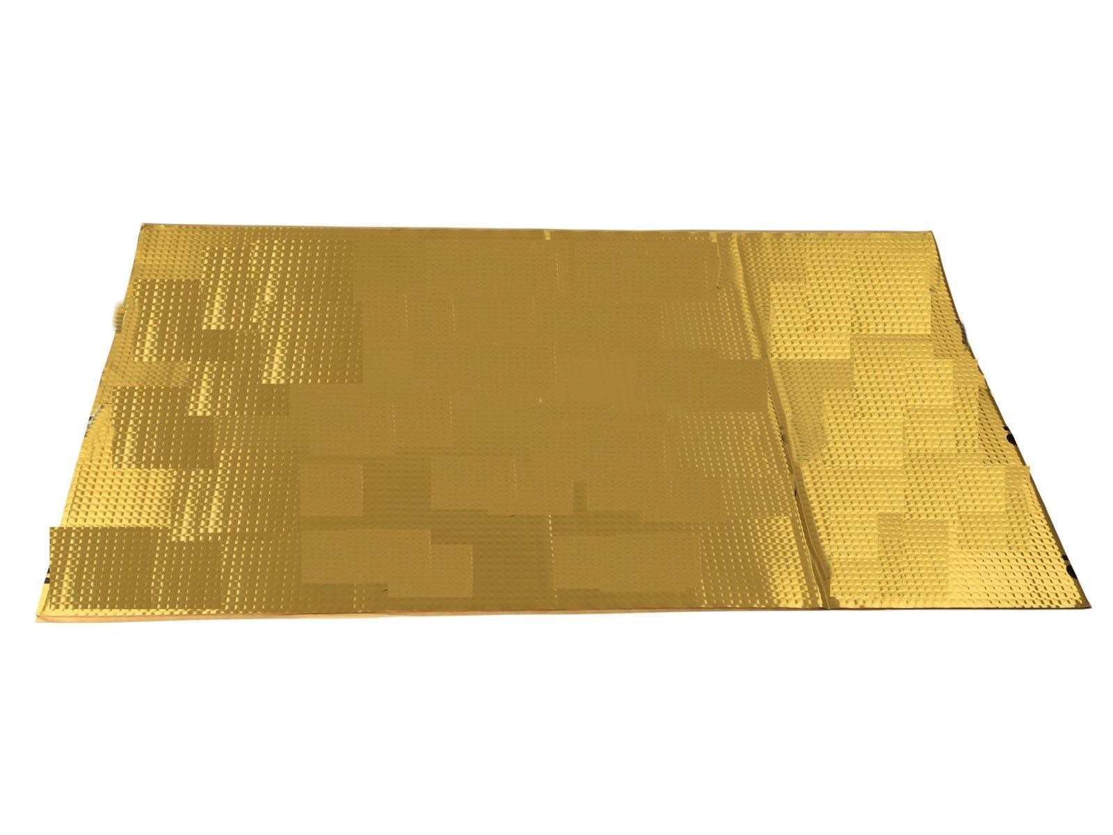 Kit insonorisation aluminium butyle or 460x800mm pour un voyage en voiture silencieux