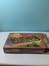 Vintage Pyrex Fireside Naturals 2 Qt Amber Dish with Rattan Basket & Box