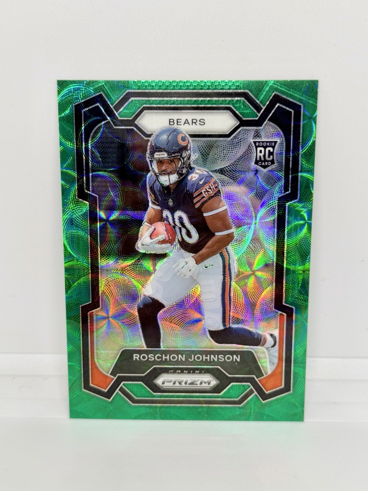 ROSCHON JOHNSON Rookie 2023 Panini Prizm Green Scope /75 Chicago Bears RC #314