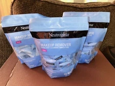 3 Packs Neutrogena Make Up Remover Wipes Individually Wrapped 20 Per Bag    (73)