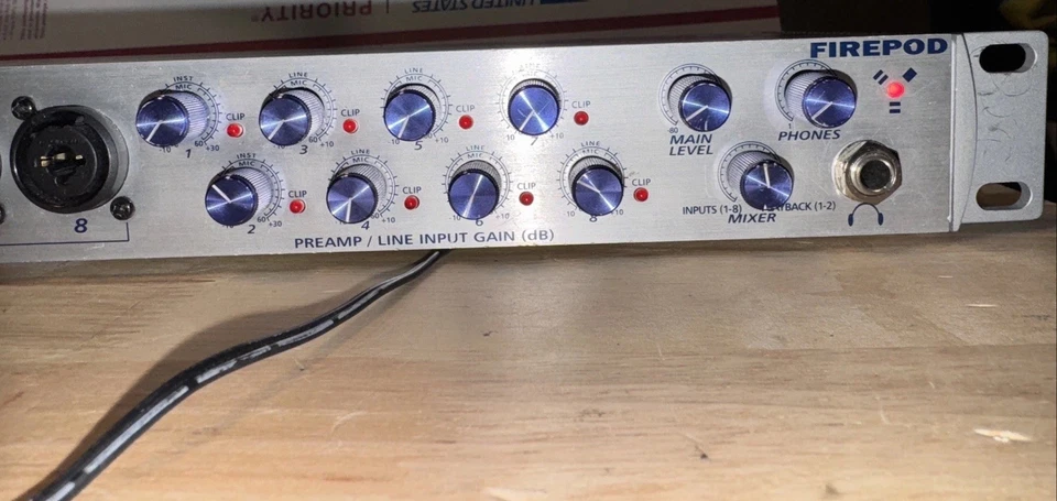 PreSonus Digital Audio Firepod Audio Interface - lights up, Untested.  FP4110070 - Image 3 of 4