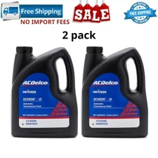 2 PACK ACDelco GM Original Equipment 10-9395 Dexron VI Automatic, 1 gal