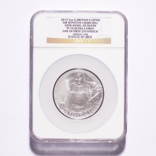 2015 Great Britain £10 Silver Wintson Churchill NGC PF70 Ultra Cameo One of t...