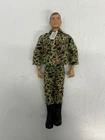 Vtg 1964 GI Joe Soldier Action Figure Marines Camo Outfit Painted Hair Dogtag