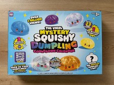 Crazy Fun Dumplings Mystery Squishy Countdown Calendar, 23 Items, Multicolor
