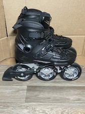 Roces Ego Inline Skates Adult Size 8 US 7 UK 41EU Black Silver