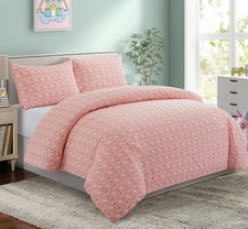 Kids Girls 600 Thread Count Cotton Printed Bedding Sheet Set, Unicorn Queen