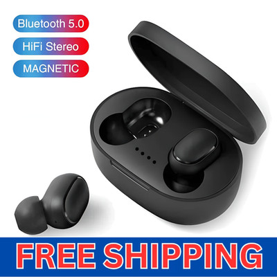 TWS Smart Touch Screen Earbuds Wireless Bluetooth Headphones Headset Mic Stereo