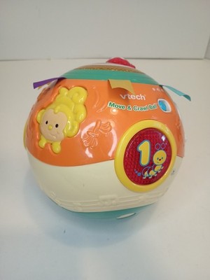 V-Tech Move And Crawl Interactive Ball Music & Lights Toy (2010) WORKS