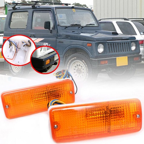 For Suzuki Jimny Samurai SJ410 SJ413 1981-1988 Front Bumper Lamp Indicator Light - Bild 1 von 10