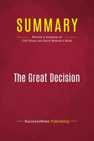 Businessnews Publishing | Summary: The Great Decision | Taschenbuch | Englisch