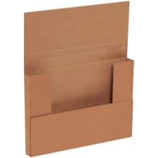 Mailer Boxes Small 9 5/8"L X 6 5/8"W X 1 1/4"H 50-Pack - Corrugated Cardboard Bo
