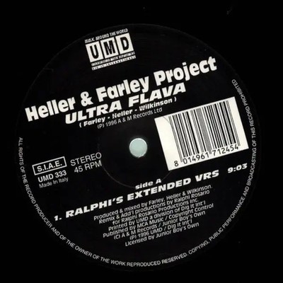 Heller & Farley Project Ultra Flava Vinyl Single 12inch Underground Music Dep
