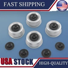 2.44" Dexter EZ Lube Rubber Plug Dust Cap Grease Cover Trailer Axle Hub 4Pcs