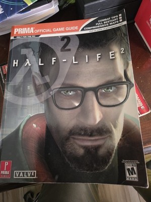 Half-Life 2 Prima Official Hint Book Strategy Guide & Quick Reference Card PC