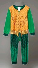 Boys' Aquaman Pajama Union Suit Blanket Sleeper  new w tags size 4/5