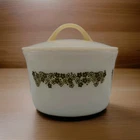Vintage Pyrex Spring Blossom Crazy Daisy Sugar Bowl & Lid