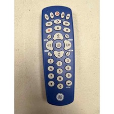 General Electric GE 4-Device Universal Remote Control Blue 7252 12403 CL3 1401