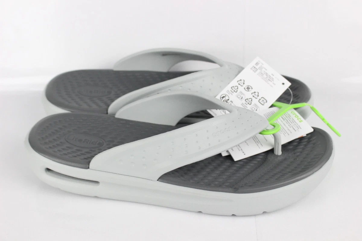 Literide By Crocs Taupe Comfort Flip Flop Sandals Men 11 Crocs Men main image 3