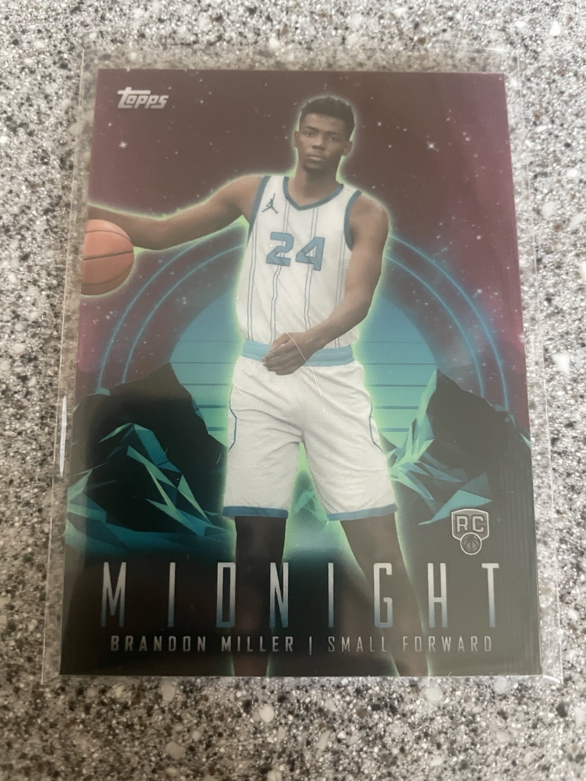 2023-24 TOPPS MIDNIGHT BASKETBALL #17 Brandon Miller RC Charlotte Hornets