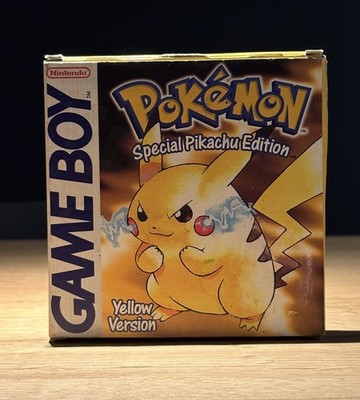 Pokemon Gelbe Version Special Pikachu Nintendo Game Boy CIB UK NEUE BATTERIE
