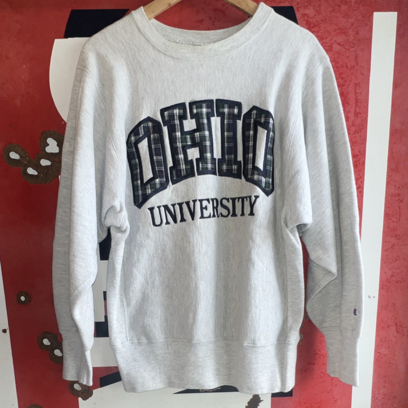 Vintage Champion Reverse Weave Ohio University Large 90s USA