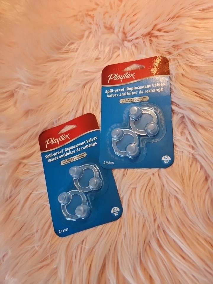 Pacote com dois (4) válvulas de substituição à prova de derramamento Playtex sem BPA  - Imagem 2 de 2