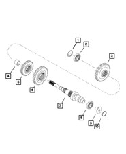 Genuine Mopar Transmission Input Shaft 68166664AA
