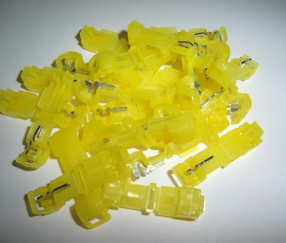 (600) 3M T-Taps/Male Insulated Wire Terminal Connectors Car Alarm Installation - Image 3 of 4