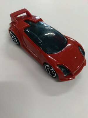 2014 Mattel Hot Wheels Red Car, Made for McDonald's, Made in China
