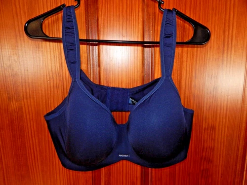 NAUTICA NAVY BRA, UNDERWIRE, MEDIUM LINING, SIZE 40 D