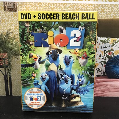 Fun Disc Rio 💥 Rio 2 DVD + Soccer Beach Ball🆕👌 | eBay