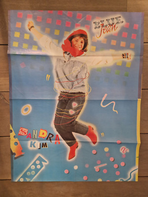 Sandra Kim / Madonna - Very large rare poster from Turkey 1986 53 X 70 cm