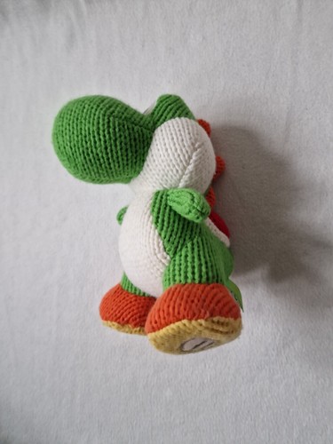Mega Filato Verde Yoshi Amiibo Peluche Yoshi’s Woolly World Ufficiale Nintendo Switch - Foto 2 di 6