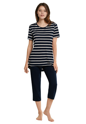 38 40 42 44 46 48 50 M-5XL SCHIESSER Damen Pyjama 3/4 lang Schlafanzug Gr 38 40 42 44 46 48 50 M-5XL SCHIESSER Damen Pyjama 3/4 lang Schlafanzug Gr