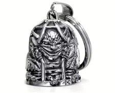 CAGED GARGOYLE Ride Gremlin Bell WITH HANGER Fits ALL HARLEY Motorcycles USA