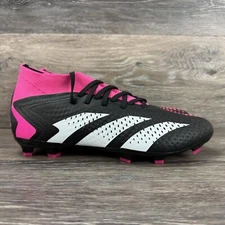 Adidas Predator Accuracy.2 GW4586 Soccer Cleats Men's 6 Black Firm Ground