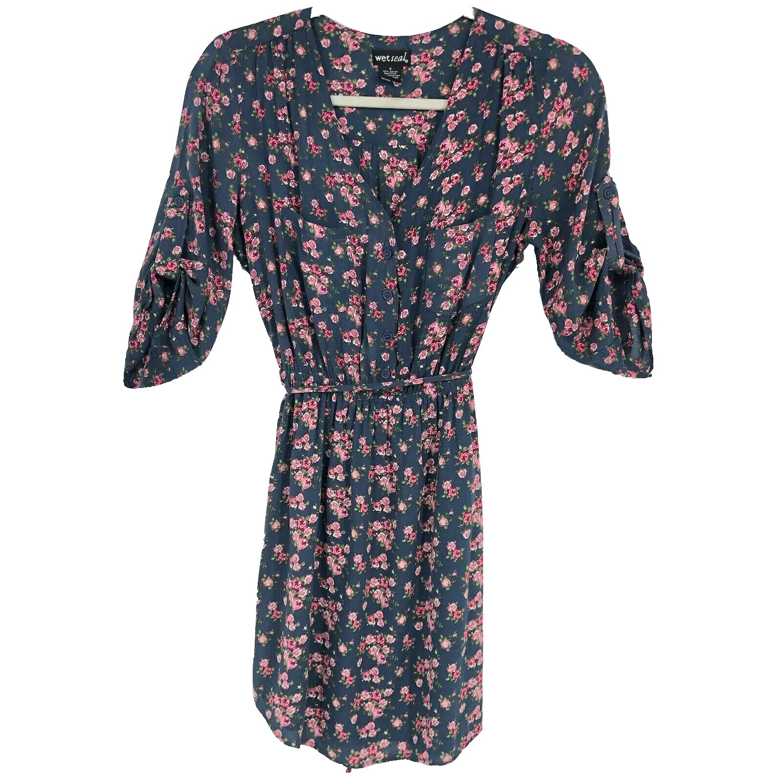 Wet-seal Shirt Dresses