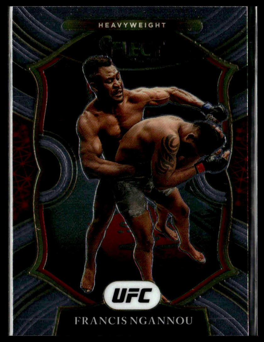 Francis Ngannou 2021 Select Heavy Weight Card #92