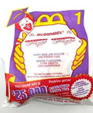 McDonald's Happy Meal Fast Food 2000 Monster Crazy Bones Funny Bone Howler 1