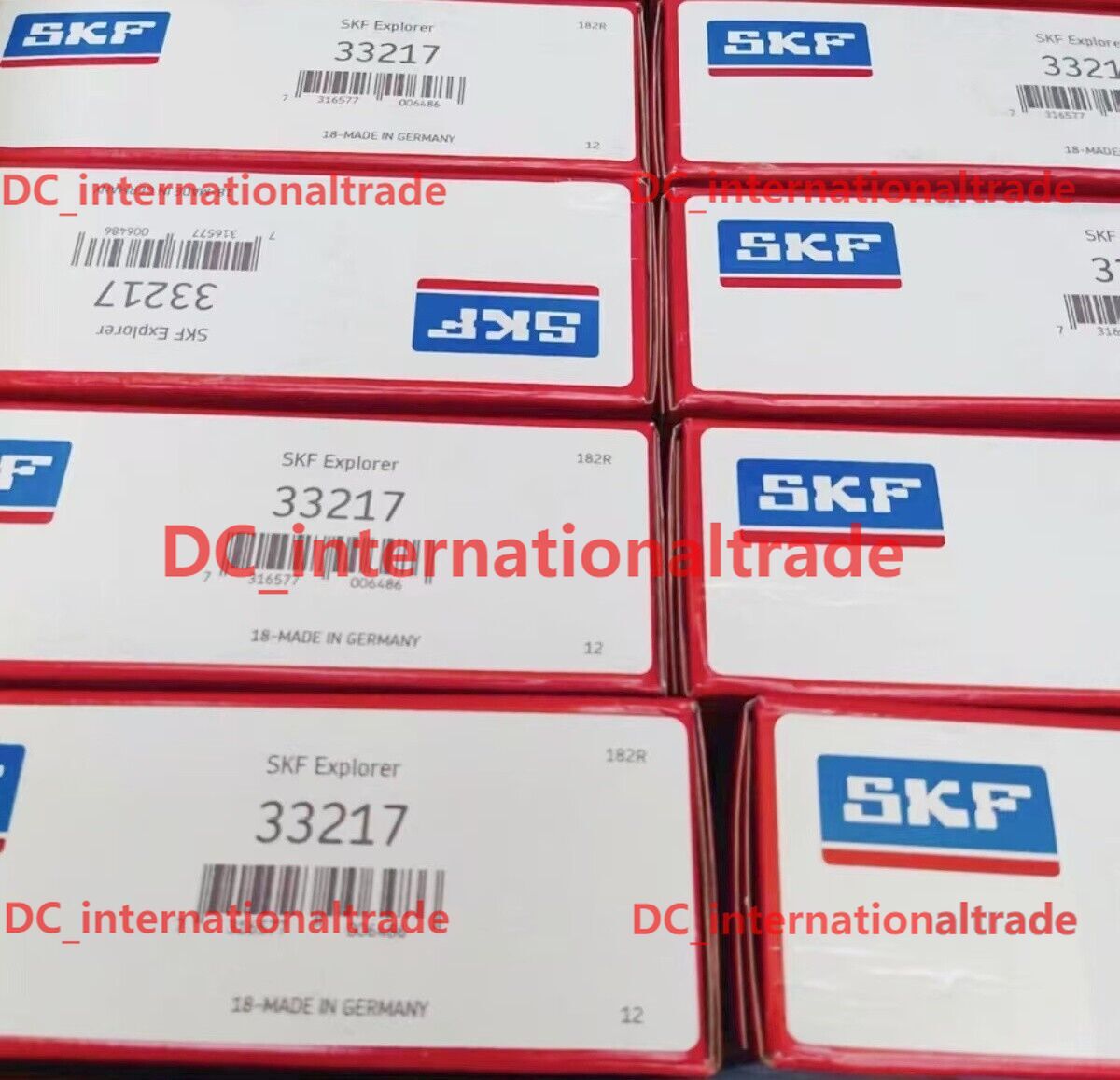 SKF 33217 Single Row Tapered Roller Bearing 1 Piece NN