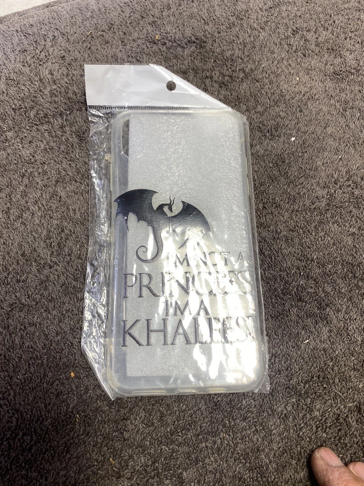 Game Of Thrones I’m A Khaleesi Clear Bumper Cover for iPhone XR Case New Nice! - Image 4 of 4