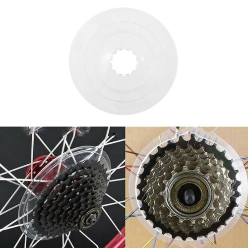 Clear Bicycle Spoke Protector Disc Guard Bikes Hub Freewheel spoke Disc 138mm - Foto 6 di 12