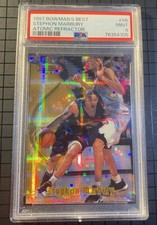 1997 Bowmans Best Stephon Marbury ATOMIC Refractor #86 PSA 9 MINT 🔥 Pop 7!