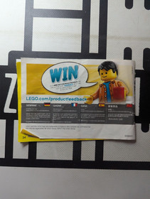 Lego Classic 10706 Blue Creativity Box 2017 Instruction Manual Only!