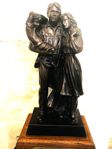 George Lundeen Promise of the Prairie Bronze Sculpture 165/200 - Picture 9 of 12