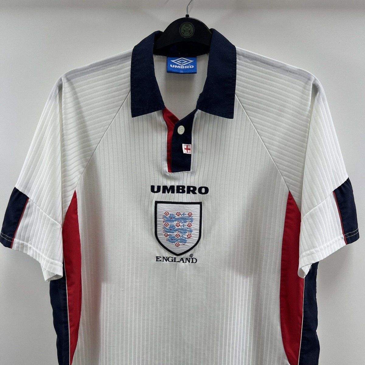 England Home Football Shirt 1997/99 Adults XL Umbro D7 | eBay UK