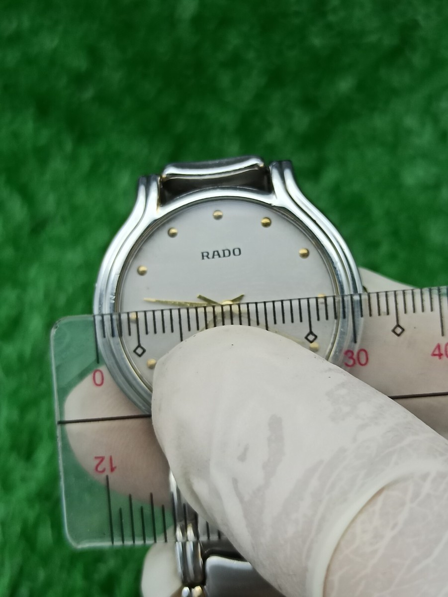 LUXURY RADO FLORENCE ROUND WATCH VINTAGE SILVER PLATED SWISS