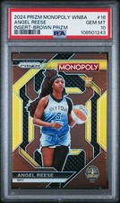 2024 Prizm Monopoly Insert Brown WNBA16 ANGEL REESE Chicago Sky RC PSA 10 /249